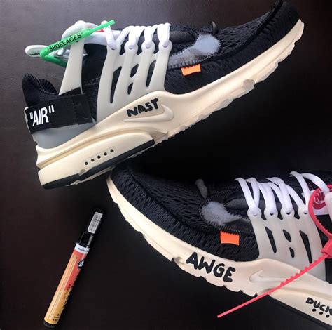 replica nike off white presto|nike presto off white release.